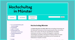 Desktop Screenshot of hochschultag-ms.de