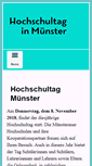 Mobile Screenshot of hochschultag-ms.de